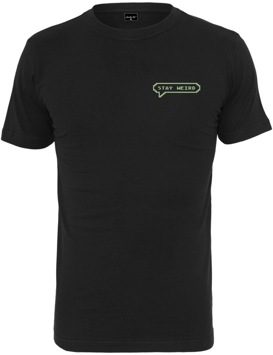 Mister Tee Heren Tshirt -S- Stay Weird Zwart