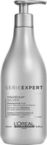 L’Oréal Professionnel Silver Shampoing Déjaunissant – Pour les cheveux blancs et gris – Serie Expert – 500 ml