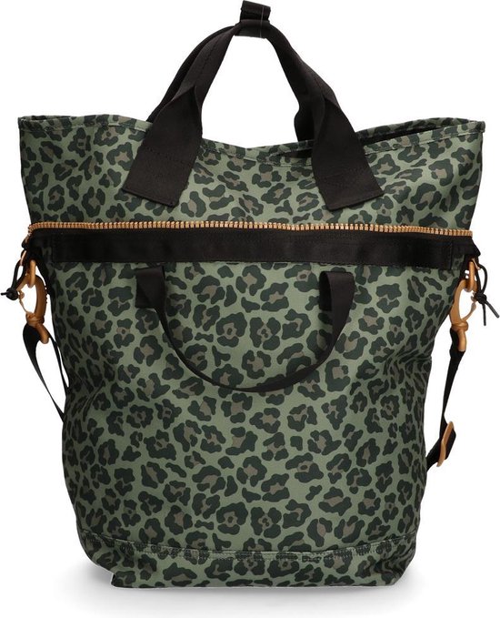 Converse Tote Bag Olive Leopard | bol
