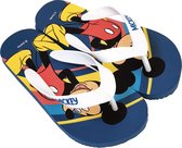 Disney Teenslippers Mickey Polyethyleen Donkerblauw/wit Maat 28