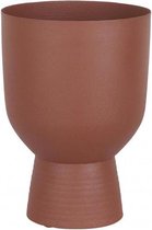 Mica Decorations Bloempot Score 22 X 15,5 Cm Ijzer