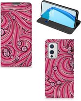 GSM Hoesje OnePlus 9 Foto Hoesje ontwerpen Swirl Pink