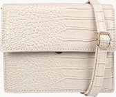 Fashionfanatics® Talana Crossbodytas Lichtroze Krokodil print - Druksluiting - Dames
