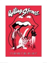 Pyramid The Rolling Stones Its Only Rock n Roll Kunstdruk 60x80cm Poster - 60x80cm