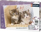 Nathan Puzzle Duo de Chatons 100 pièces, 86766