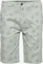 Unsigned heren short met palmbomen - Grijs - Maat S
