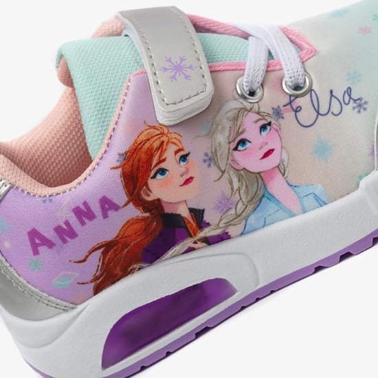 Frozen meisjes sneakers met lichtjes - Zilver - Maat 27 - Disney Frozen