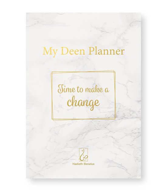 My Deen Planner (Witte cover) Best Gift - Iman Booster Nasiha Din Planner Hadieth Sunna Quran Memorize Koran