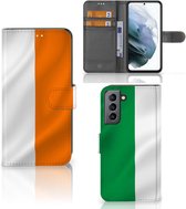 GSM Hoesje Geschikt voor Samsung Galaxy S21 FE Telefoonhoesje met Pasjeshouder Ierland