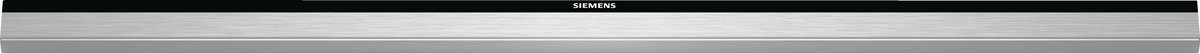 Greeplijst 90 cm, rvs/zwart, met logo