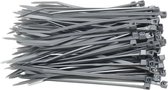 Kabelbinders 2,5 x 100 mm   -   grijs   -  zak 100 stuks   -  Tiewraps   -  Binders