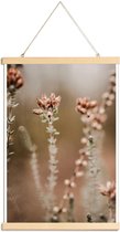 JUNIQE - Posterhanger Nature Out Of Focus -20x30 /Bruin & Roze