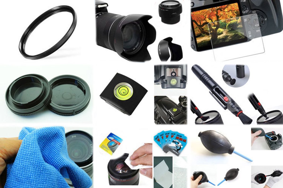 10 in 1 accessories kit voor Canon EOS R6 + RF 24-105mm IS STM