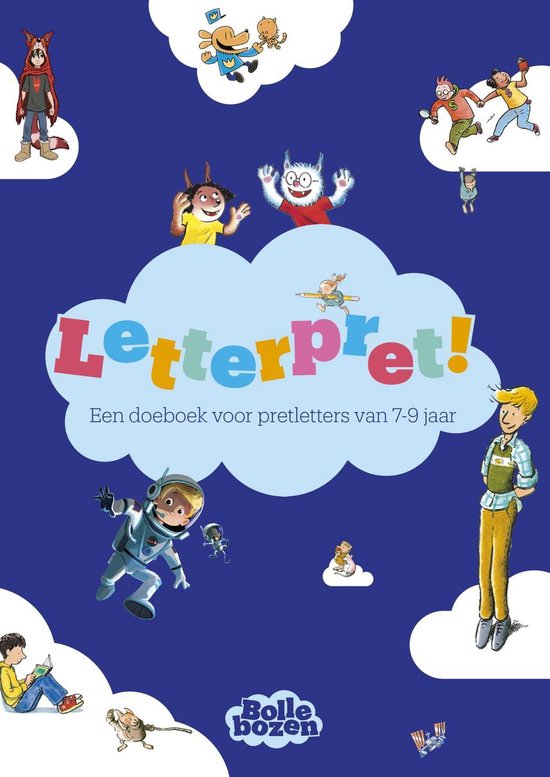 Omslag van Letterpret! – Een doeboek voor pretletters van 7-9 jaar