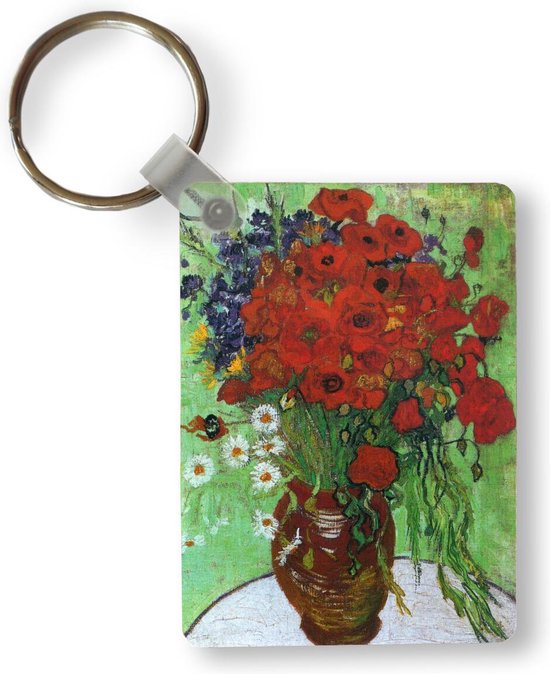 Madelefjes n de lente - vroljk en blj van Chhong op canvas, behang