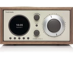 Tivoli Audio - Model One+ - DAB+ Wekkerradio - Walnut/Beige