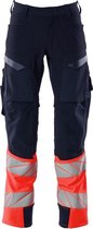 Mascot Accelerate Safe Broek Met Kniezakken 19179 - Mannen - Navy/Rood - 45