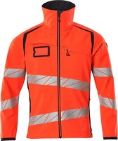 Mascot Accelerate Safe Softshell Jas 19002 - Mannen - Rood/Navy - 3XL