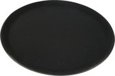 ARO houseware Dienblad antislip rond 35cm zwart of bru