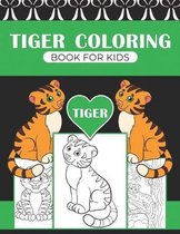 Tiger coloring book for kids