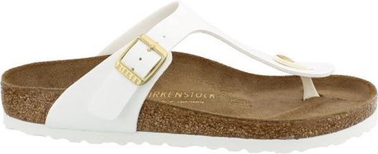 Birkenstock Gizeh Slippers - Maat 39 - Vrouwen - wit | Bestel nu!