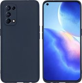 iMoshion Color Backcover Oppo Find X3 Lite hoesje - donkerblauw