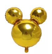 Folieballon Mickey/Minnie Mouse goud, 40cm kindercrea
