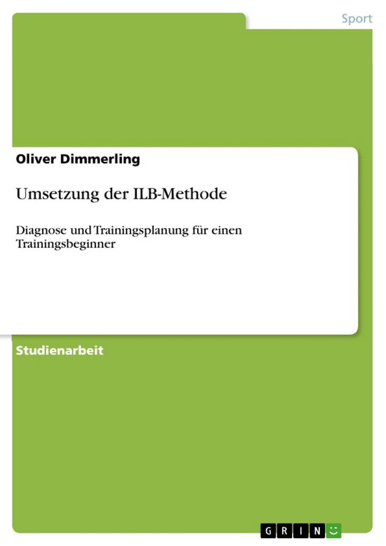 Umsetzung der ILB-Methode - cover