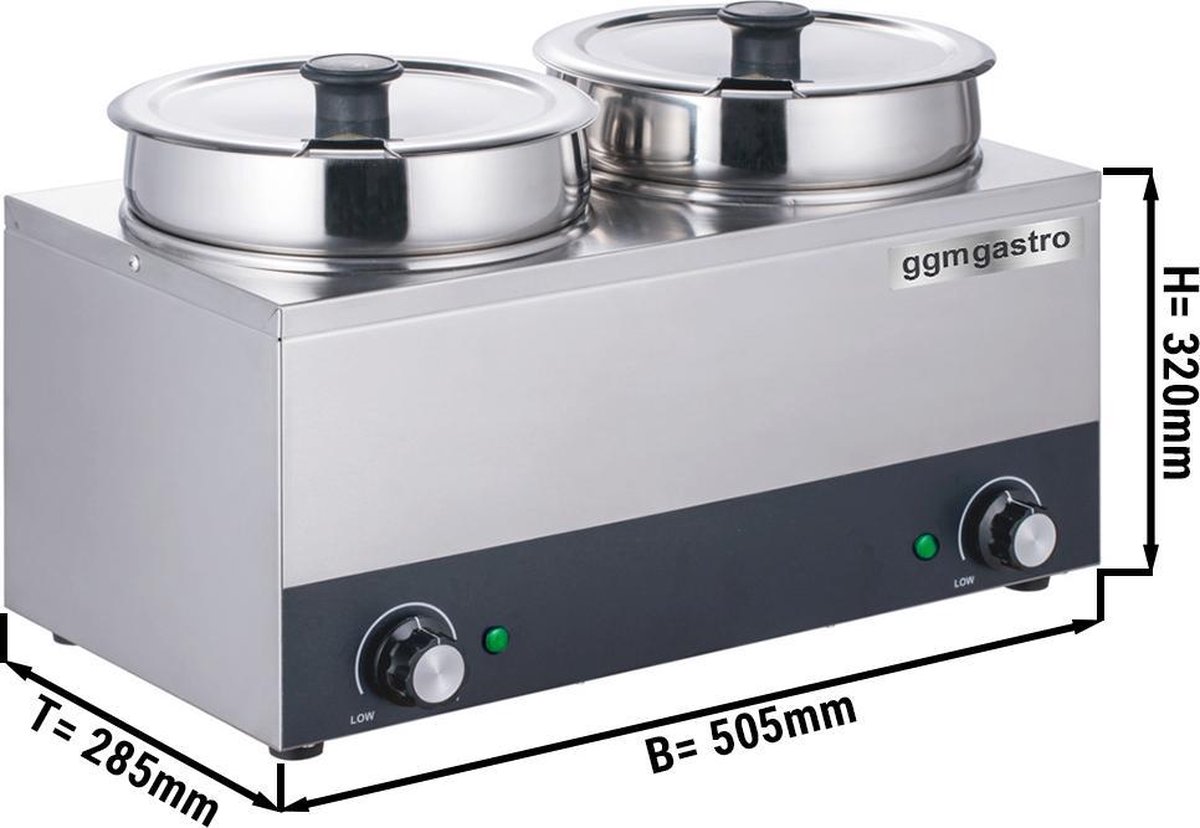 Bainmarie - Hotpot - 13 liter | GGM Gastro