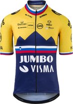 AGU Replica Sloveens Kampioen Fietsshirt Team Jumbo Visma Heren - Geel - XS