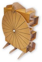 Kartonnen Rad van Fortuin - Draairad groot diameter 70 cm - Duurzaam Karton - Hobbykarton - KarTent