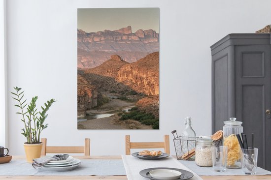 Parc national de Big Bend au Texas 80x120 cm - Tirage photo sur toile (Décoration murale salon / chambre)