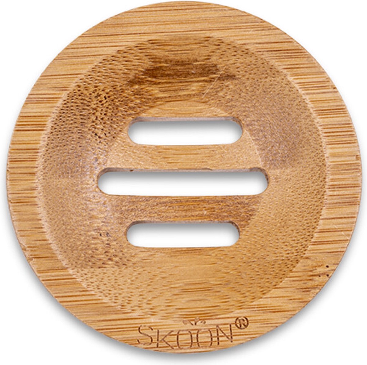 Skoon Bamboe Solid Bar (zeep)Houder Rond