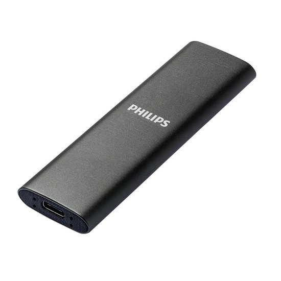 Philips Portable SSD 1 TB - SATA Ultra Speed USB-C - USB 3.2 - Read up to 540MB/s