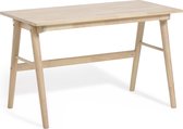 Kave Home - Curie bureau massief rubberhout 120 x 60 cm