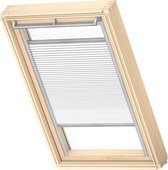 VELUX Origineel Verduisterend Plisségordijn (FHC), Zilveren Kozijn, MK06, Wit