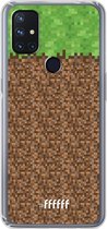 6F hoesje - geschikt voor OnePlus Nord N10 5G -  Transparant TPU Case - Minecraft - Grass #ffffff