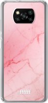 6F hoesje - geschikt voor Xiaomi Poco X3 Pro -  Transparant TPU Case - Coral Marble #ffffff