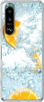 6F hoesje - geschikt voor Sony Xperia 5 III -  Transparant TPU Case - Lemon Fresh #ffffff