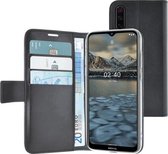Azuri walletcase magnetic closure & cardslots - zwart - Nokia 2.4