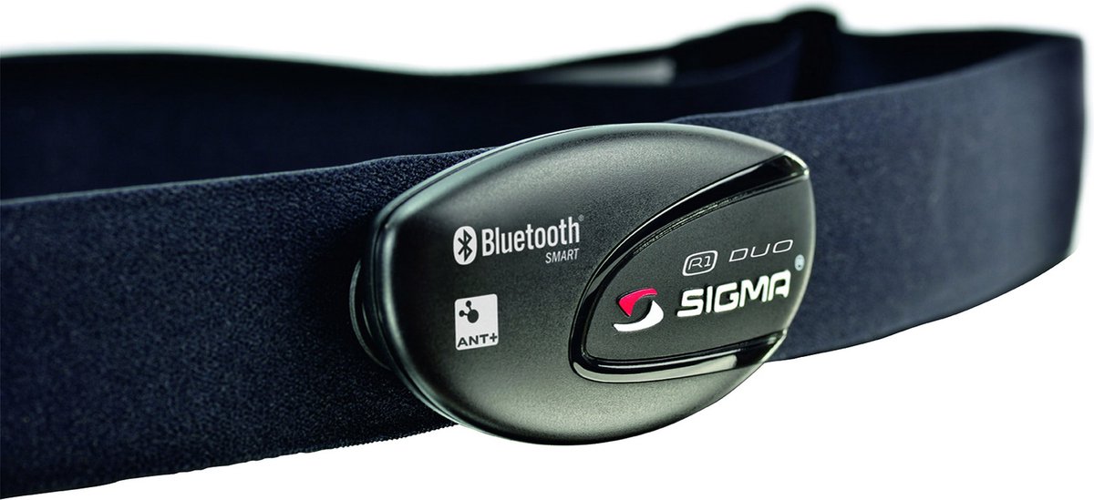 Bol.com Sigma Borstband R1 Duo Comfortex+ Zwart aanbieding