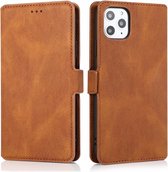 iPhone XS Max Bookcase hoesje - Magneetsluiting Pasjeshouder Kunstleer Flipcase Hoesje - Apple iPhone XS Max - Bruin