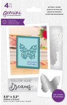 Gemini Clearstamp&snijmal set - Abstract Shape - Butterfly Wishes