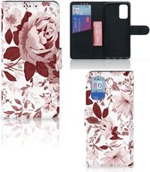 Bookcase Samsung Galaxy A32 4G | A32 5G Enterprise Editie GSM Hoesje Watercolor Flowers