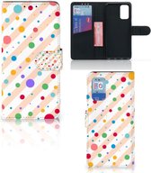 GSM Hoesje Samsung Galaxy A32 4G | A32 5G Enterprise Editie Flip Cover Dots