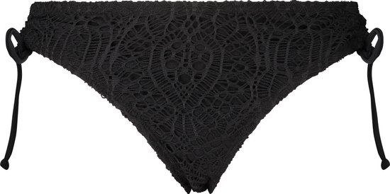 Hunkemöller Dames Badmode Rio Bikinibroekje Crochet - Zwart - maat M