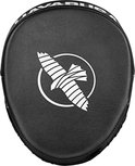 Zwarte focus mitt met wit HAYABUSA logo.