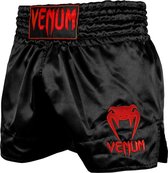 Venum Muay Thai Shorts Classic Zwart met rood - S
