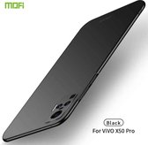 Voor Vivo X50 Pro MOFI Frosted PC Ultradunne harde hoes (zwart)