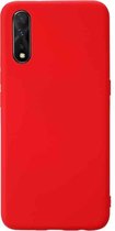 Voor Vivo IQOO Neo schokbestendige frosted TPU beschermhoes (rood)